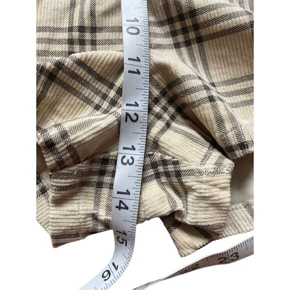 Altar’d State Plaid Corduroy Shorts – Size M - Picture 6 of 6